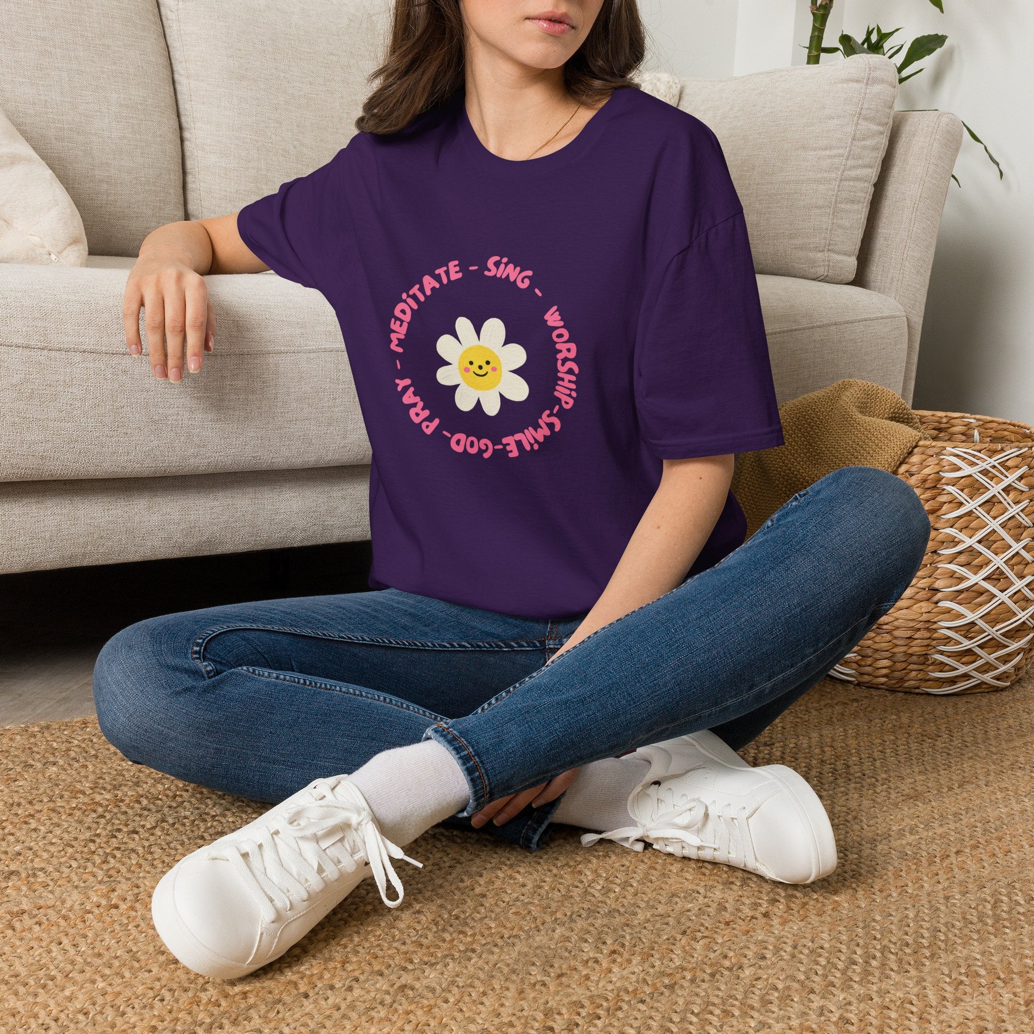 Meditate-Smile T-Shirt