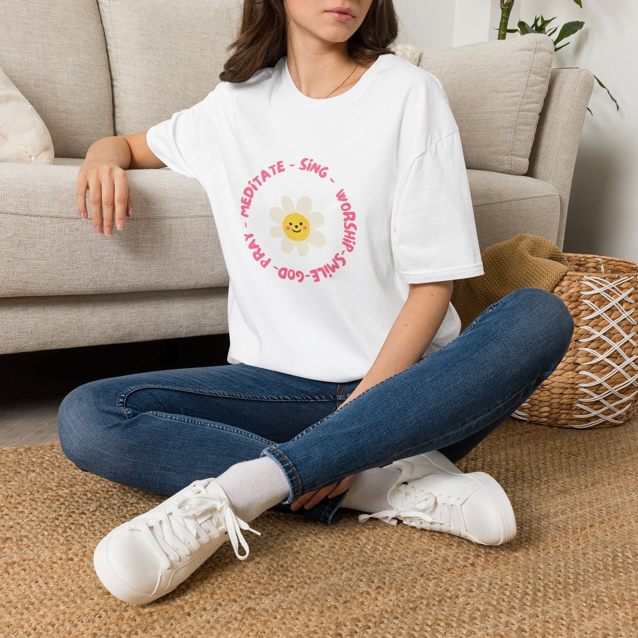 Meditate-Smile T-Shirt