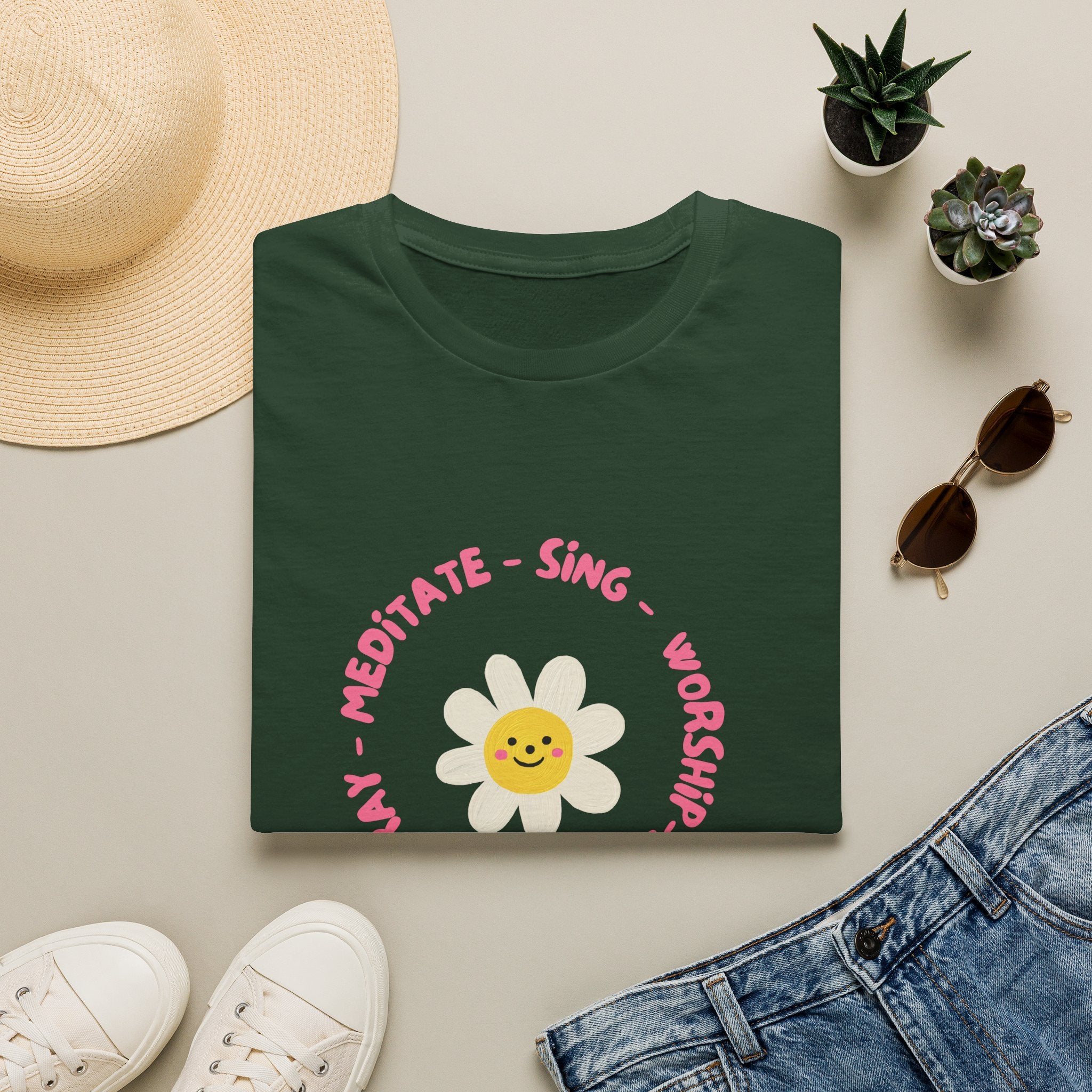 Meditate-Smile T-Shirt