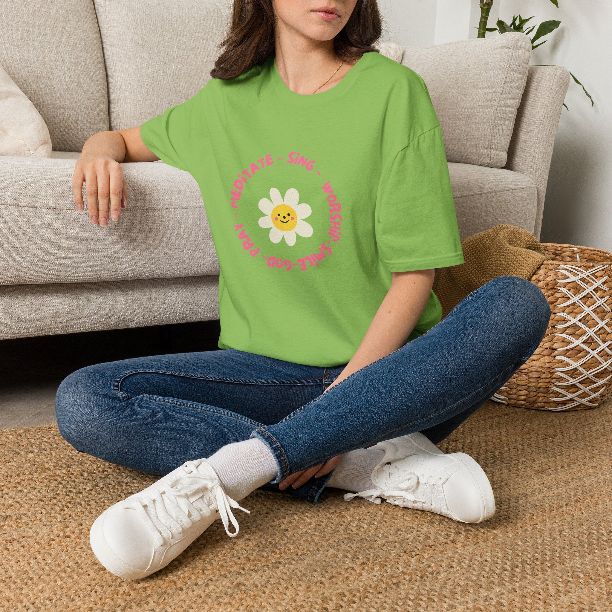Meditate-Smile T-Shirt